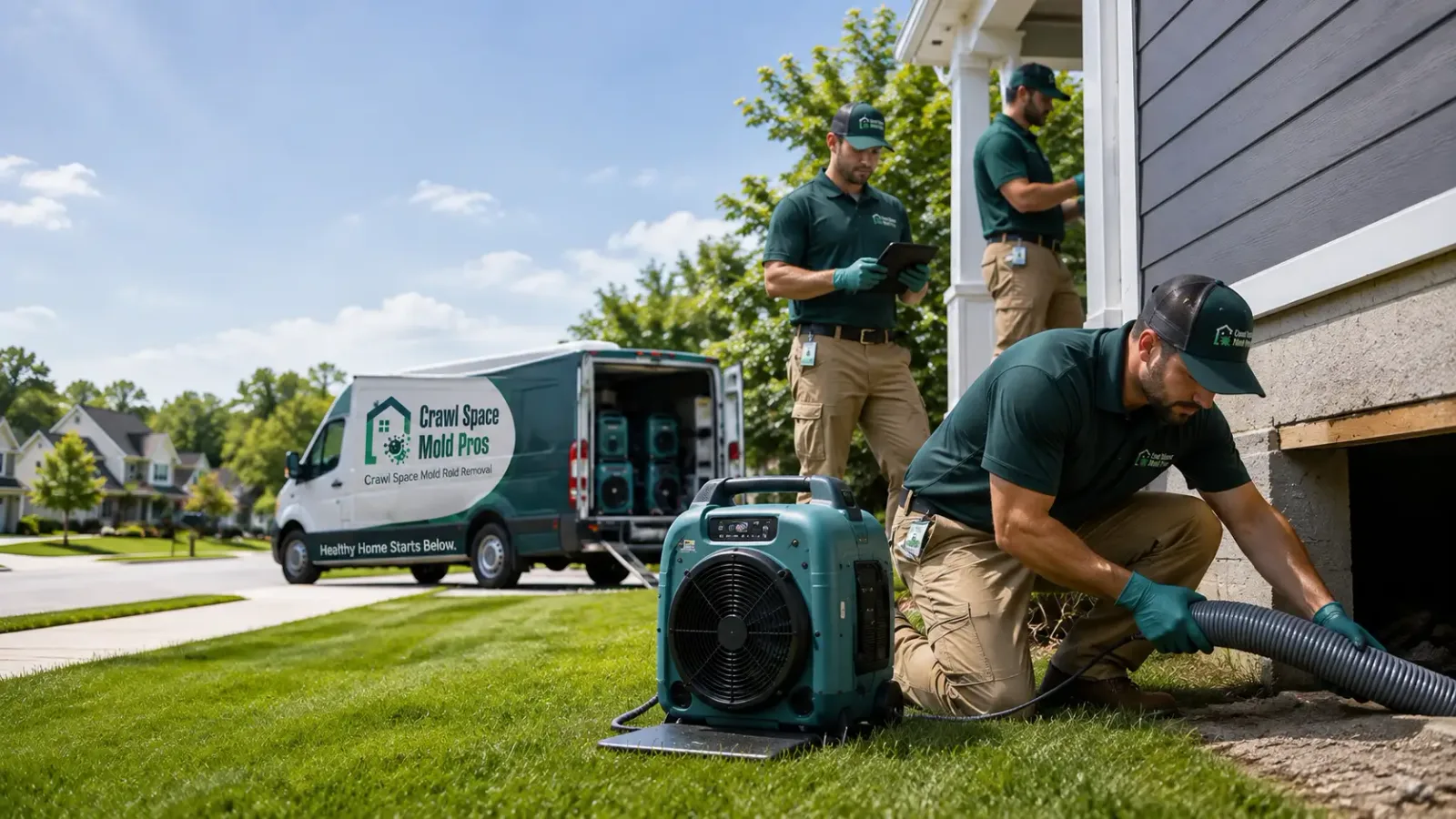 Crawl Space Mold Removal in Caseville, MI